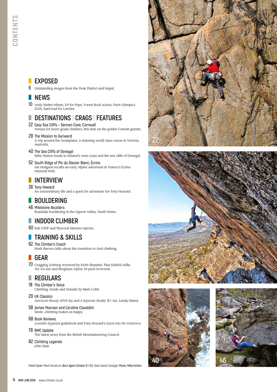 Climber Preview Pages