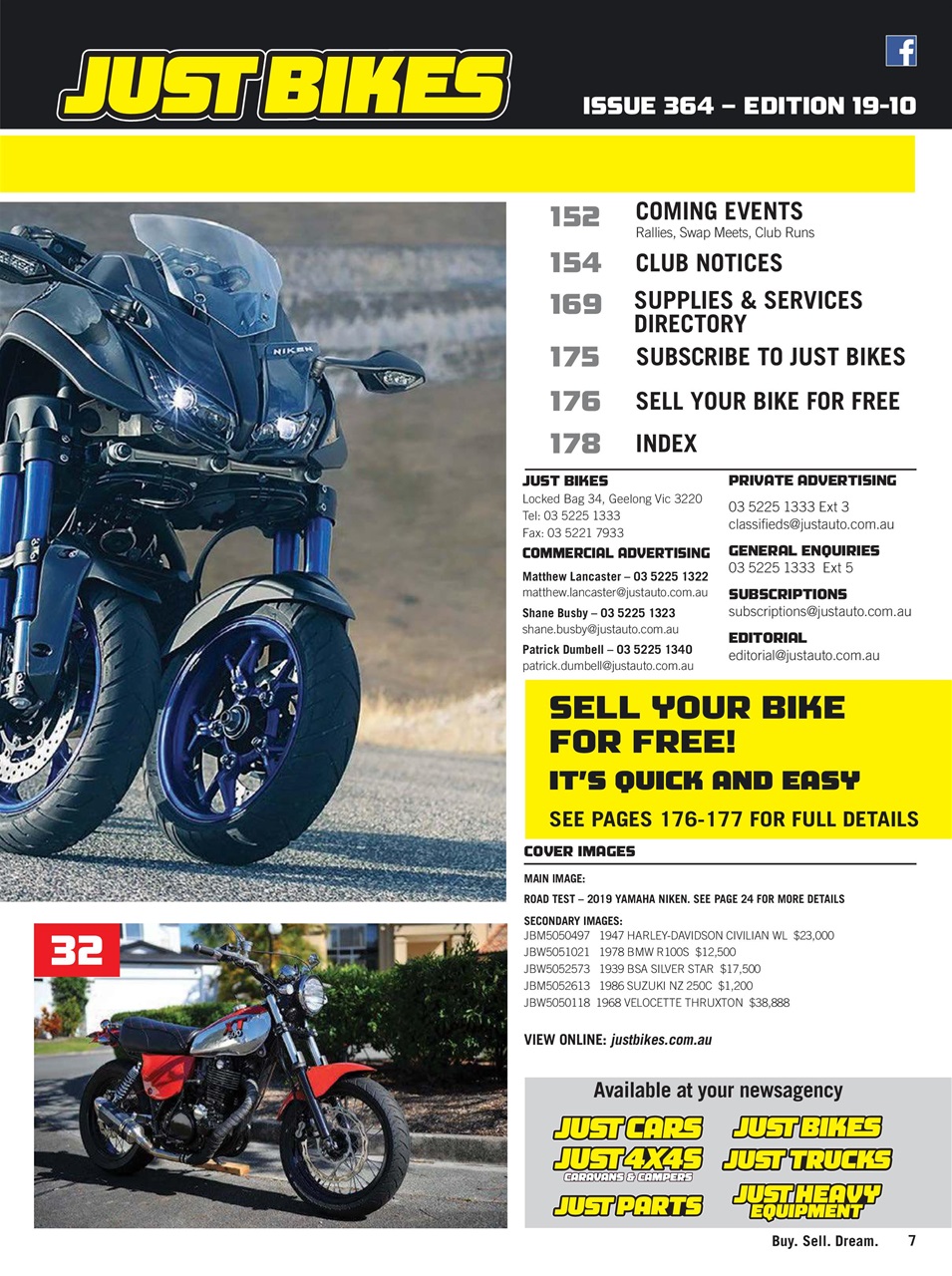 JUST BIKES Preview Pages