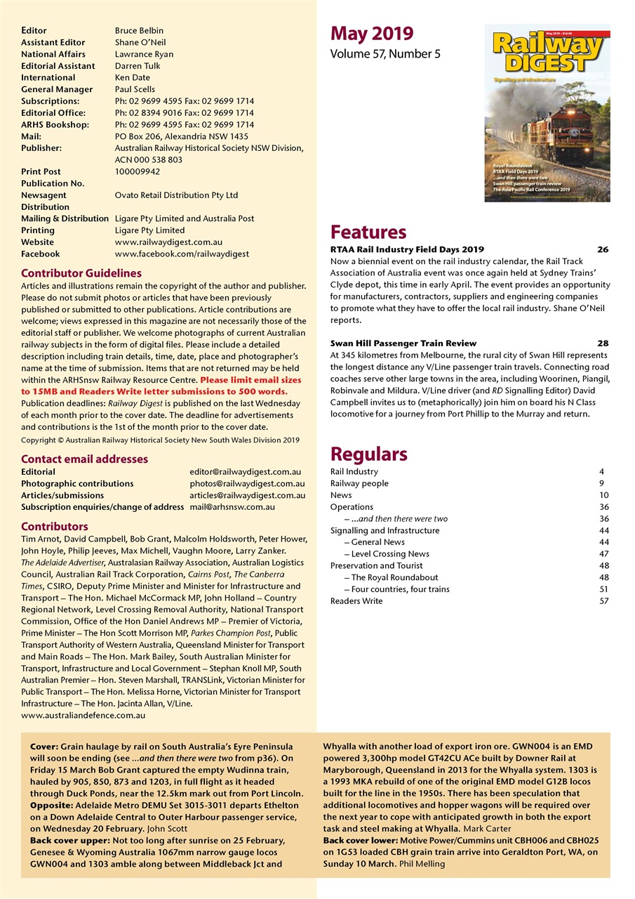 Railway Digest Preview Pages