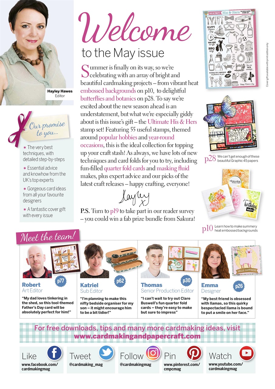 Cardmaking & Papercraft Preview Pages