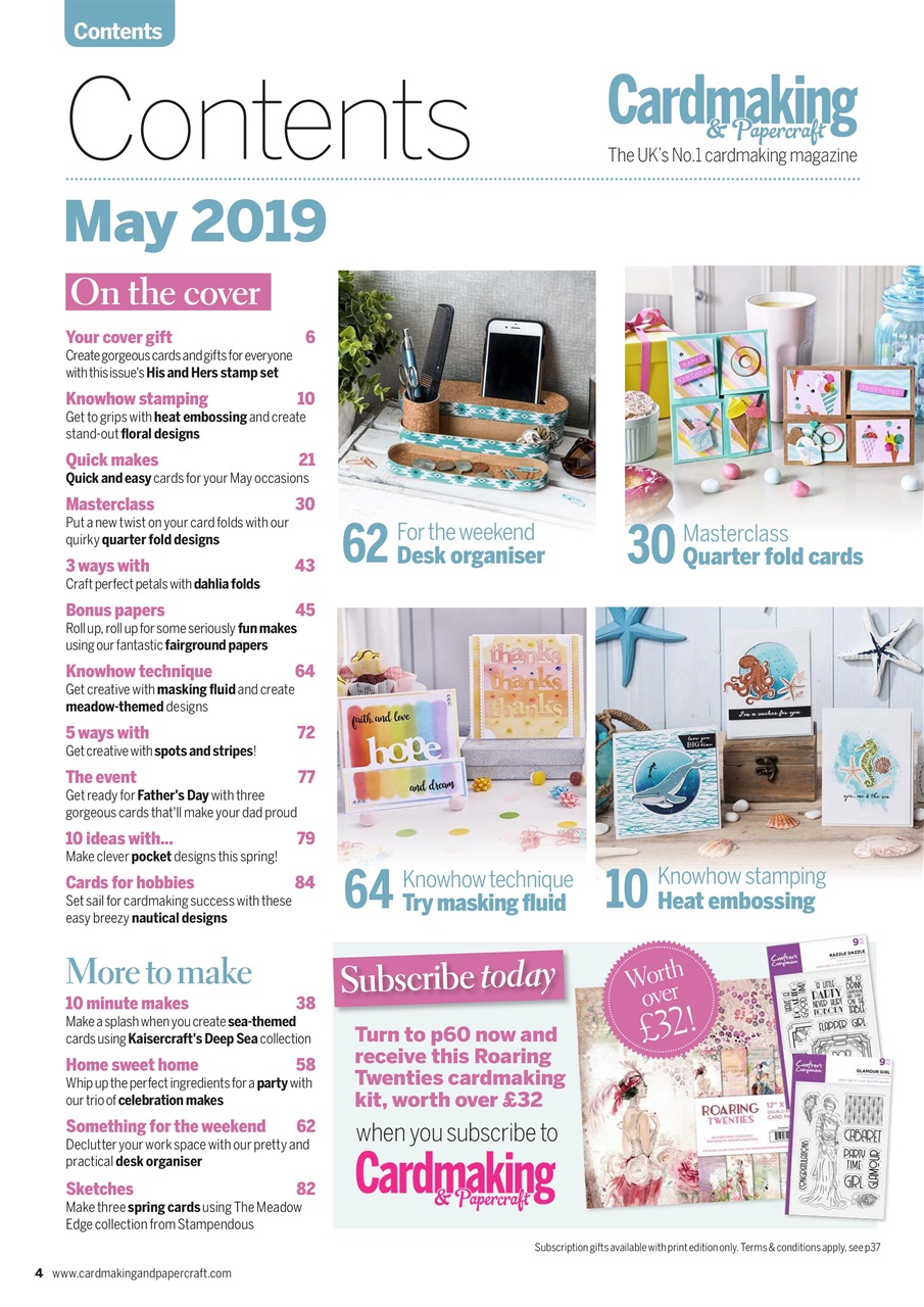 Cardmaking & Papercraft Preview Pages