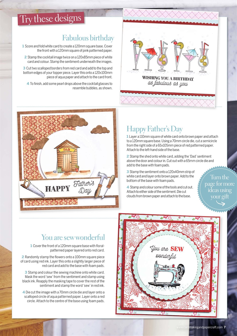 Cardmaking & Papercraft Preview Pages