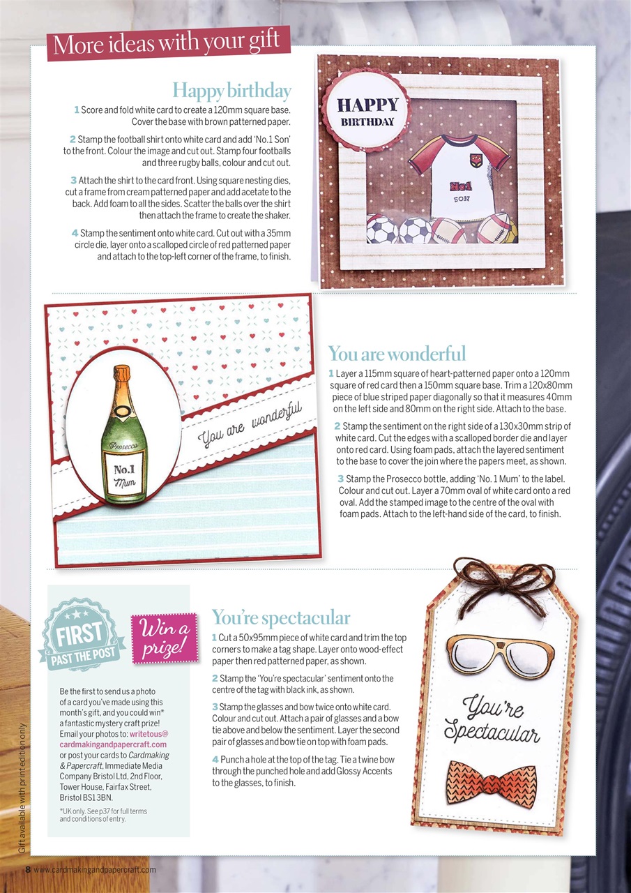 Cardmaking & Papercraft Preview Pages