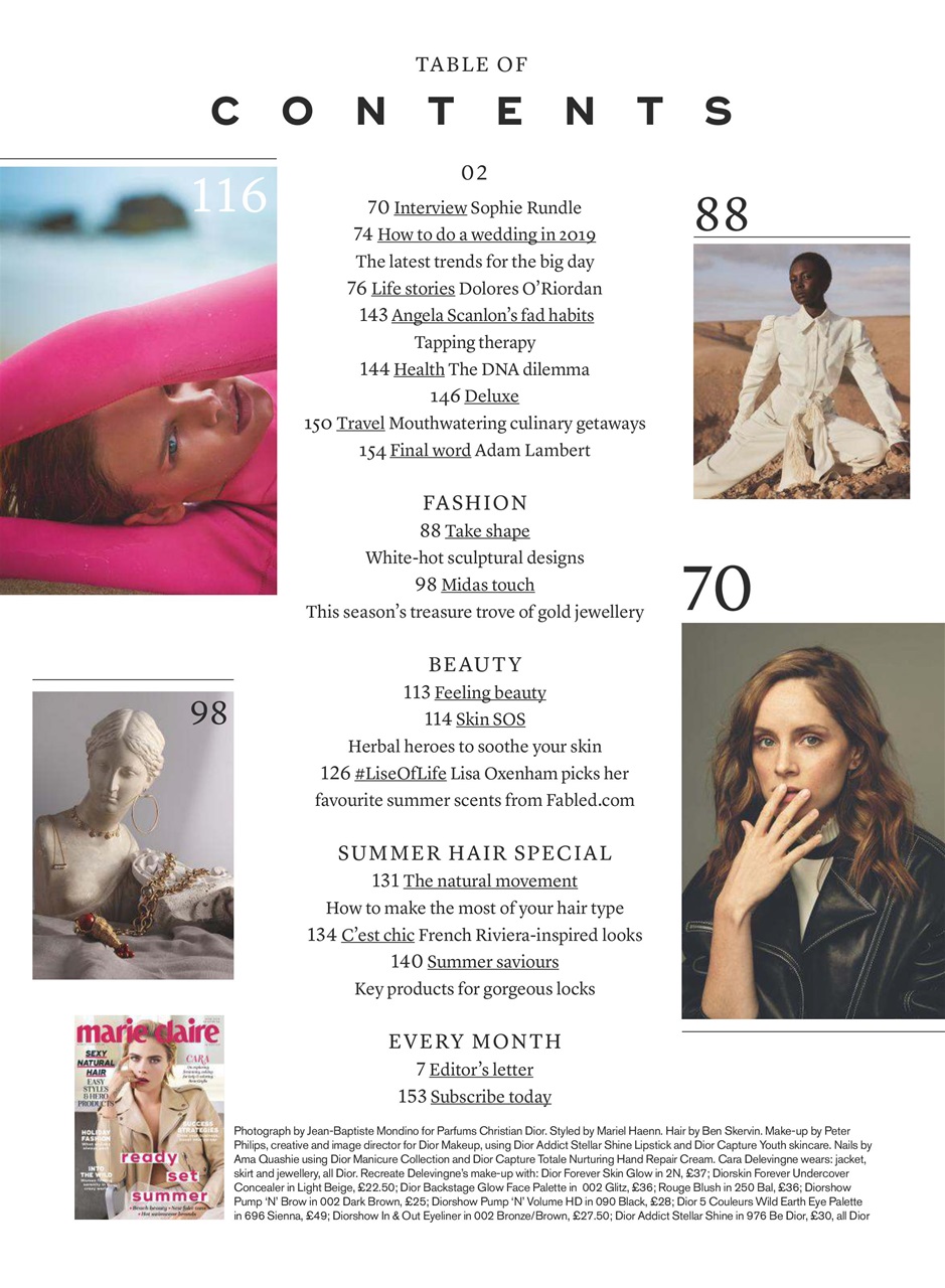 Marie Claire Preview Pages