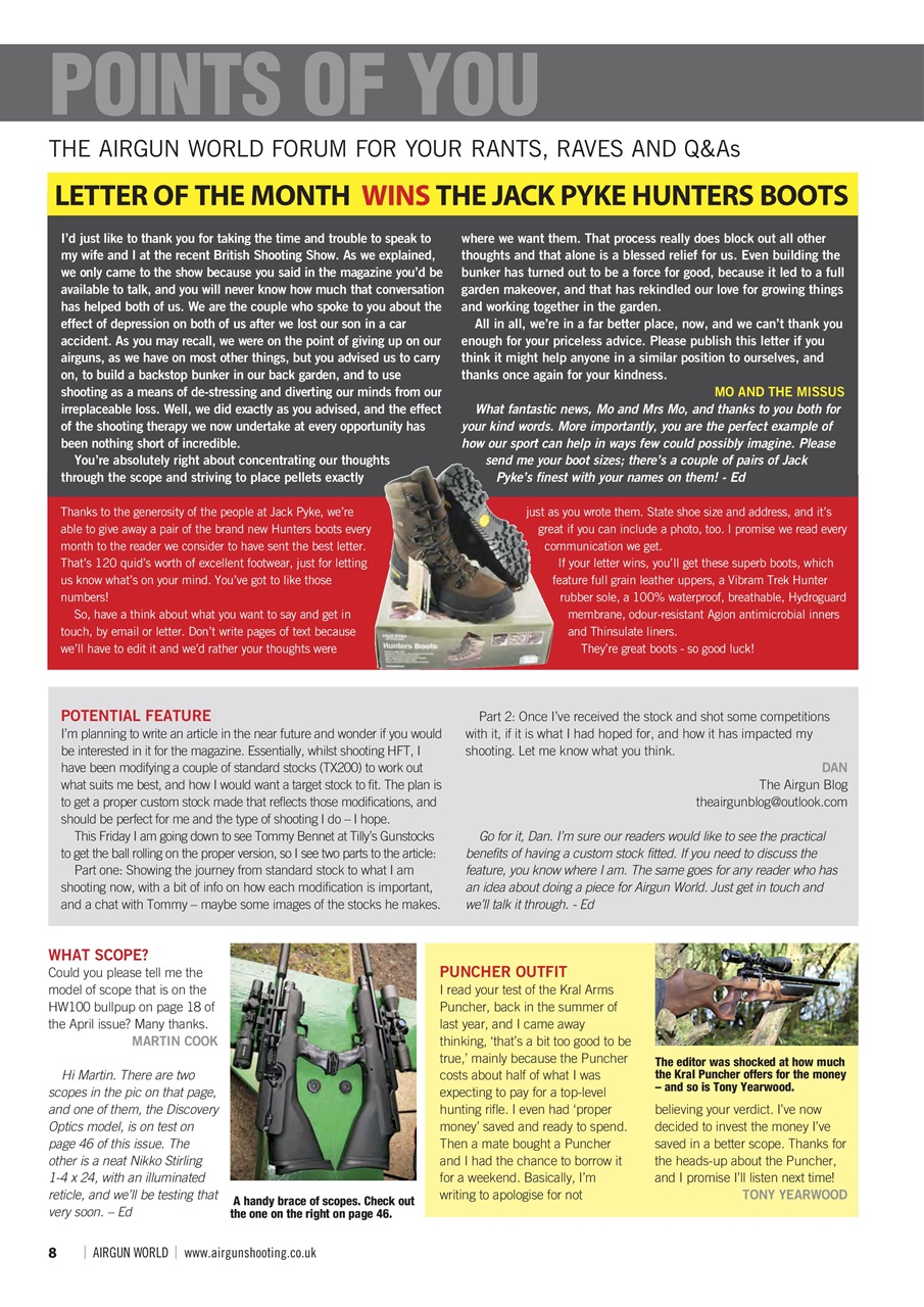 Airgun World Preview Pages