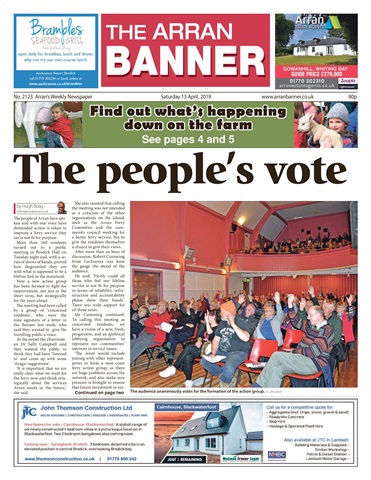 Arran Banner issue 13 April 2019