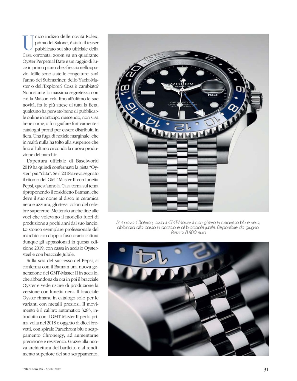 L'Orologio Preview Pages