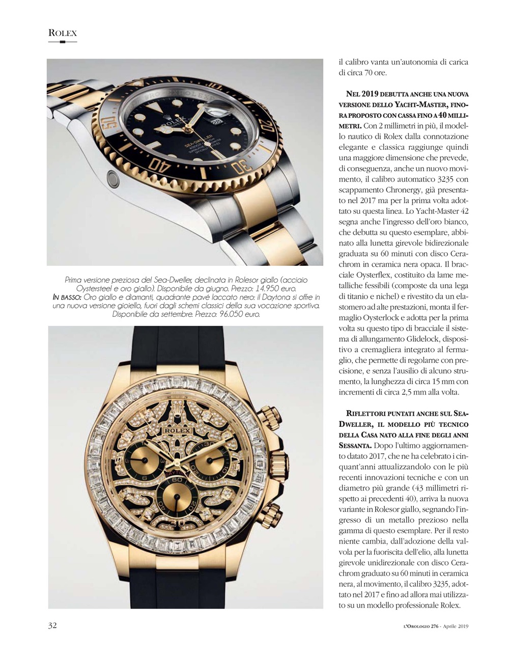 L'Orologio Preview Pages