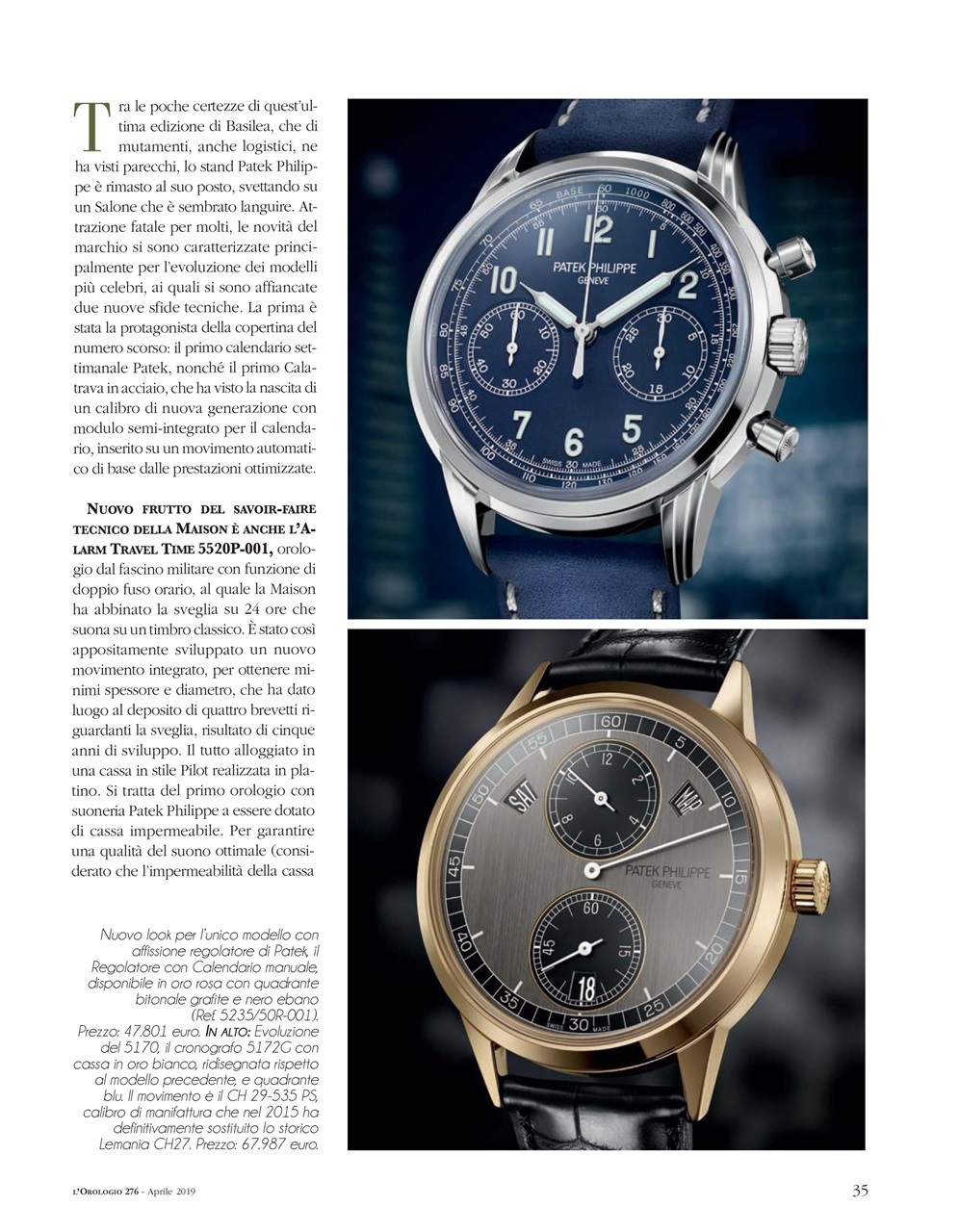 L'Orologio Preview Pages