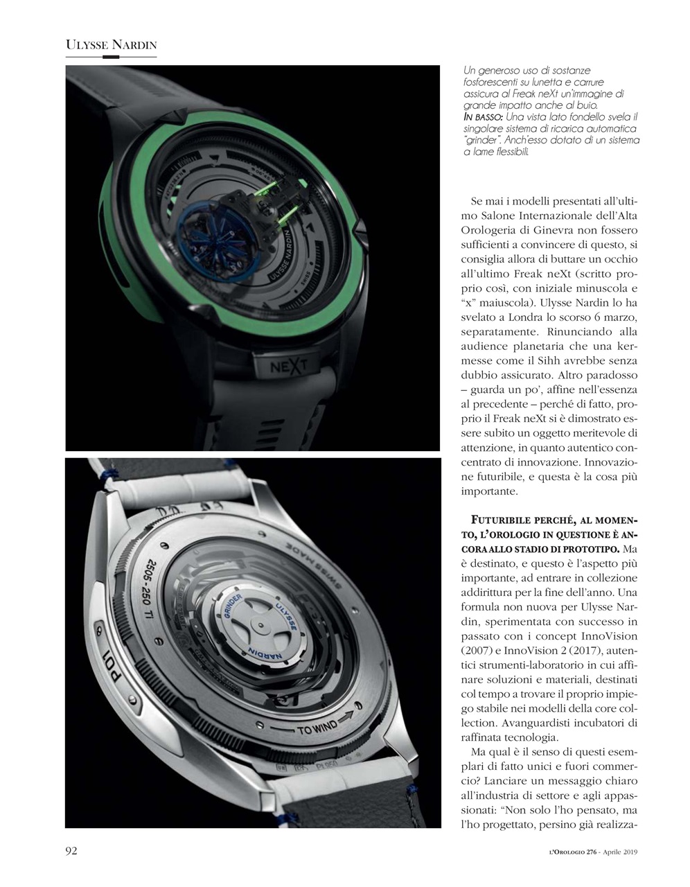 L'Orologio Preview Pages