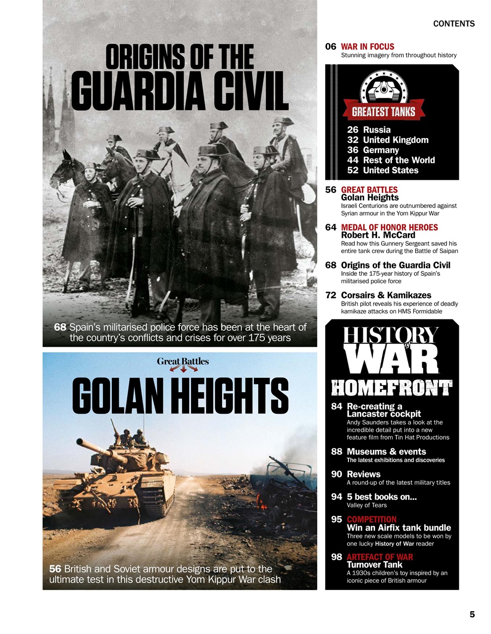 History of War Preview Pages