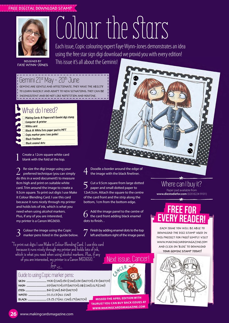 Making Cards & Papercraft Preview Pages