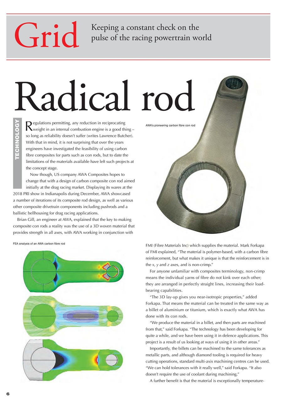 Race Engine Technology Preview Pages
