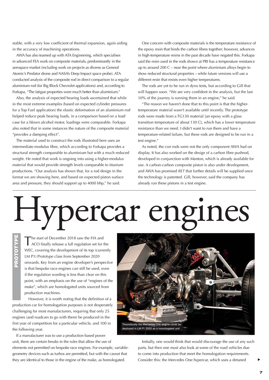 Race Engine Technology Preview Pages