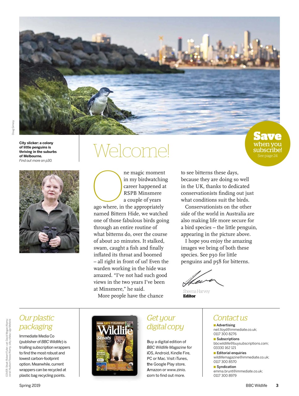BBC Wildlife Magazine Preview Pages