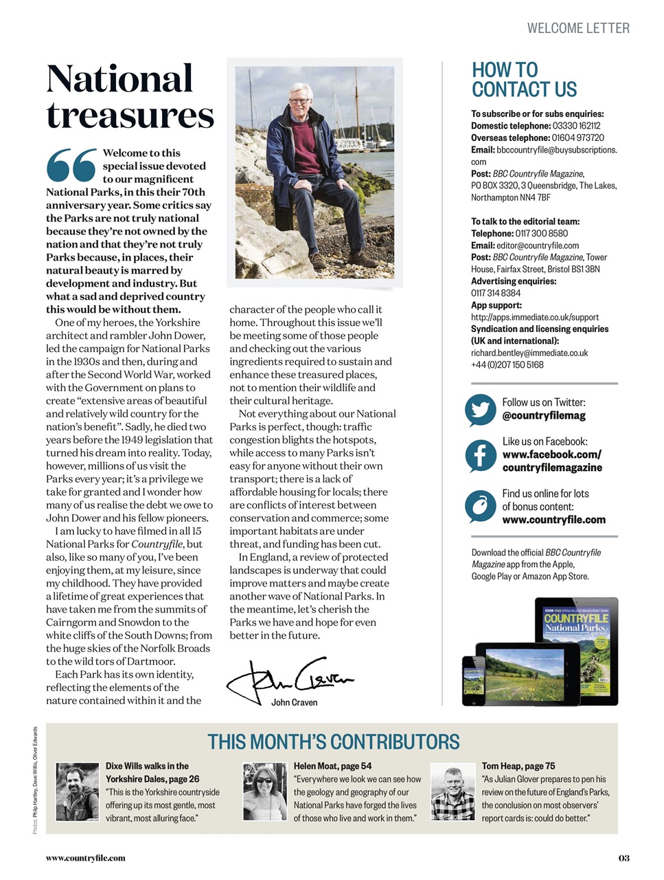 BBC Countryfile Magazine Preview Pages
