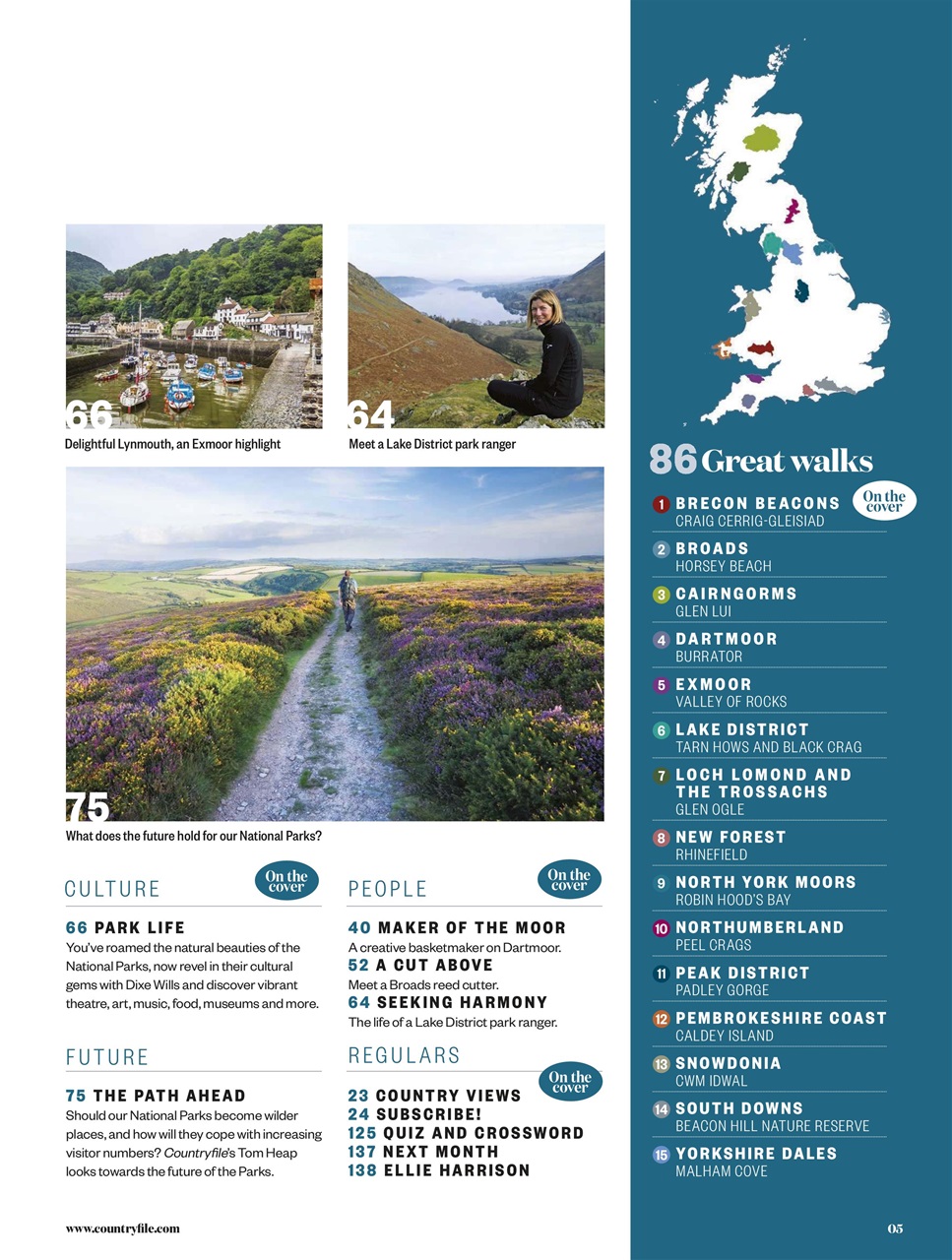 BBC Countryfile Magazine Preview Pages