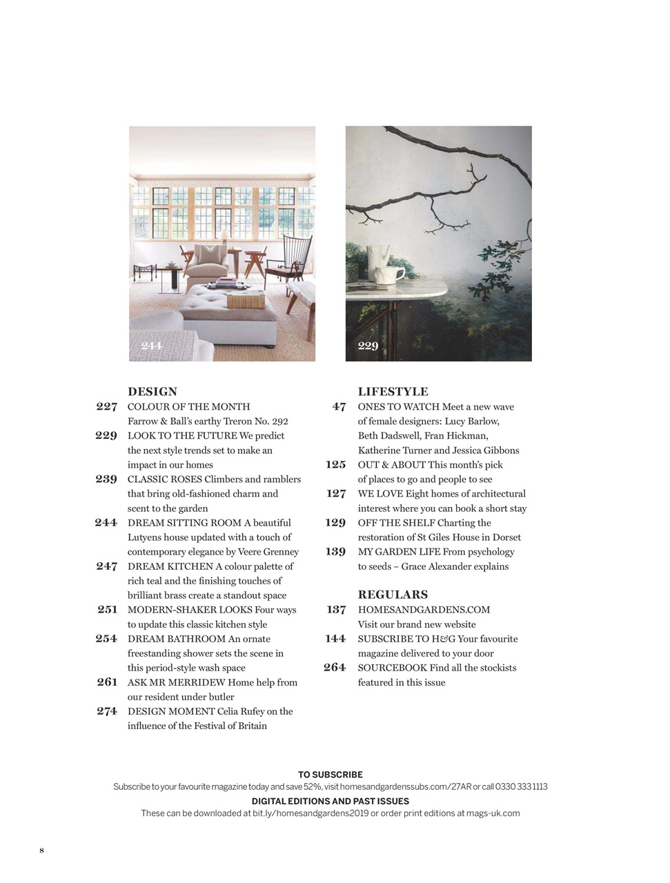 Homes & Gardens Preview Pages