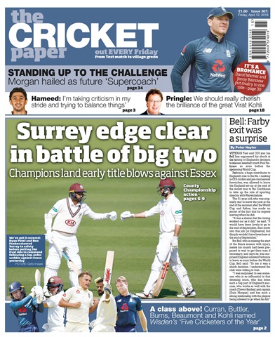 The Cricket Paper issue 12th April 2019