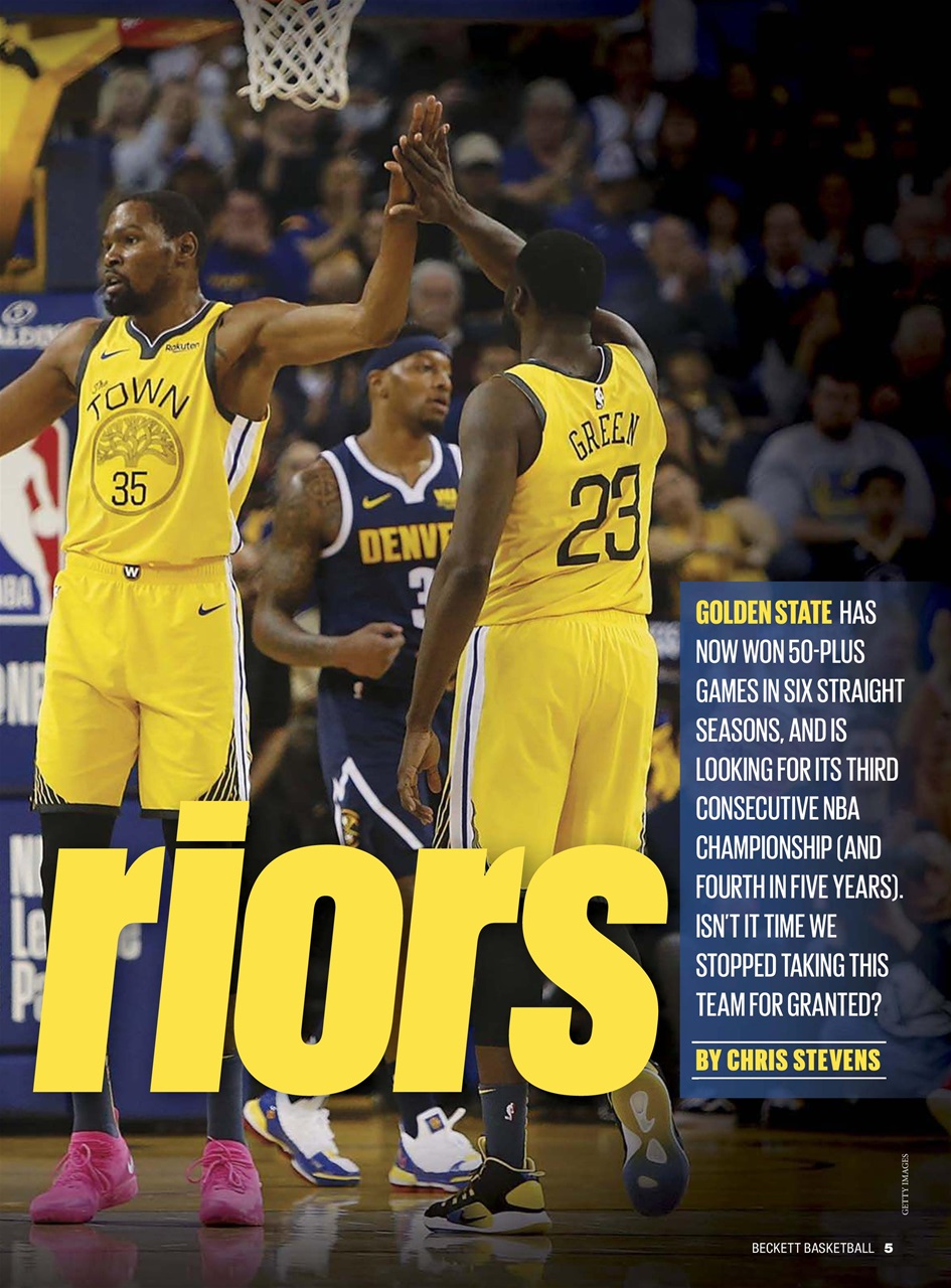 Beckett Basketball Magazine Preview Pages