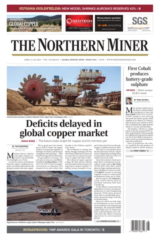 The Northern Miner issue Vol. 105 No. 8