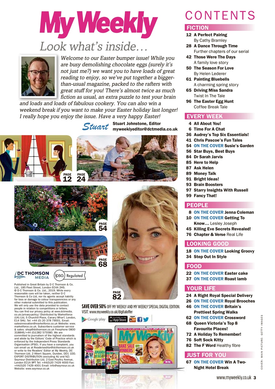 My Weekly Preview Pages