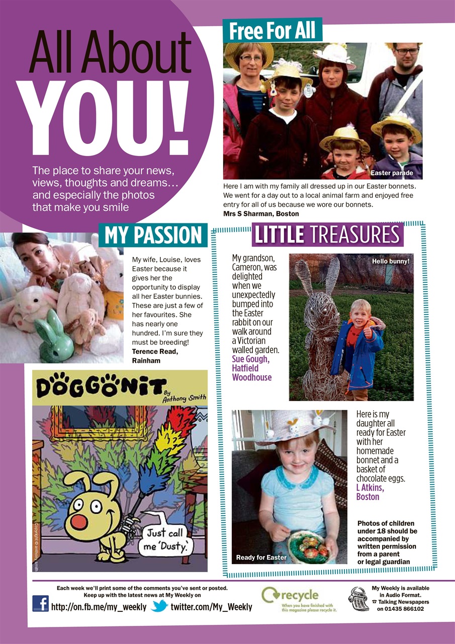 My Weekly Preview Pages