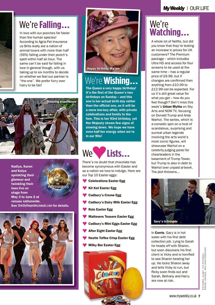 My Weekly Preview Pages