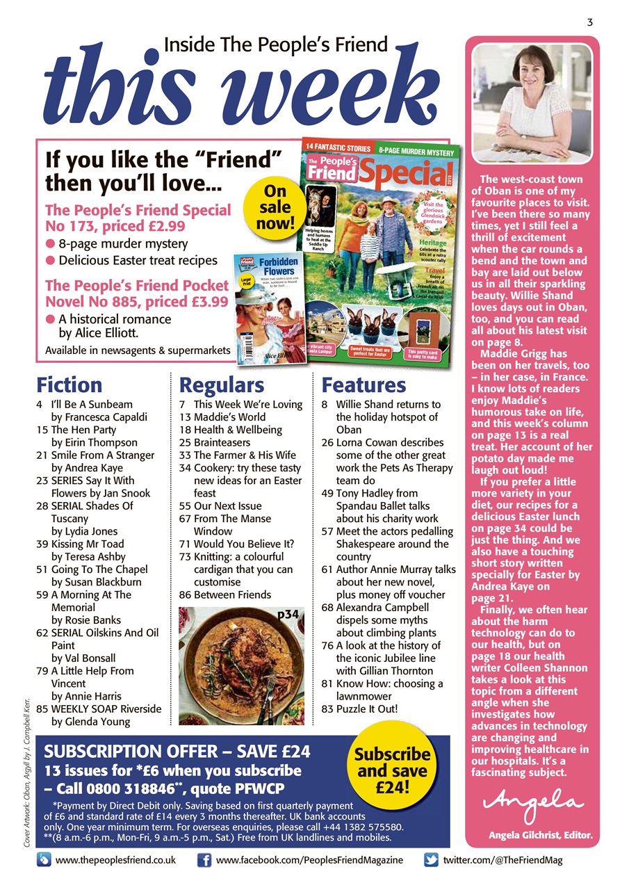 The People’s Friend Preview Pages
