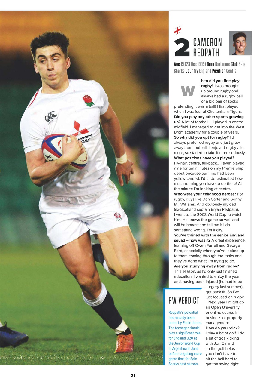 Rugby World Preview Pages
