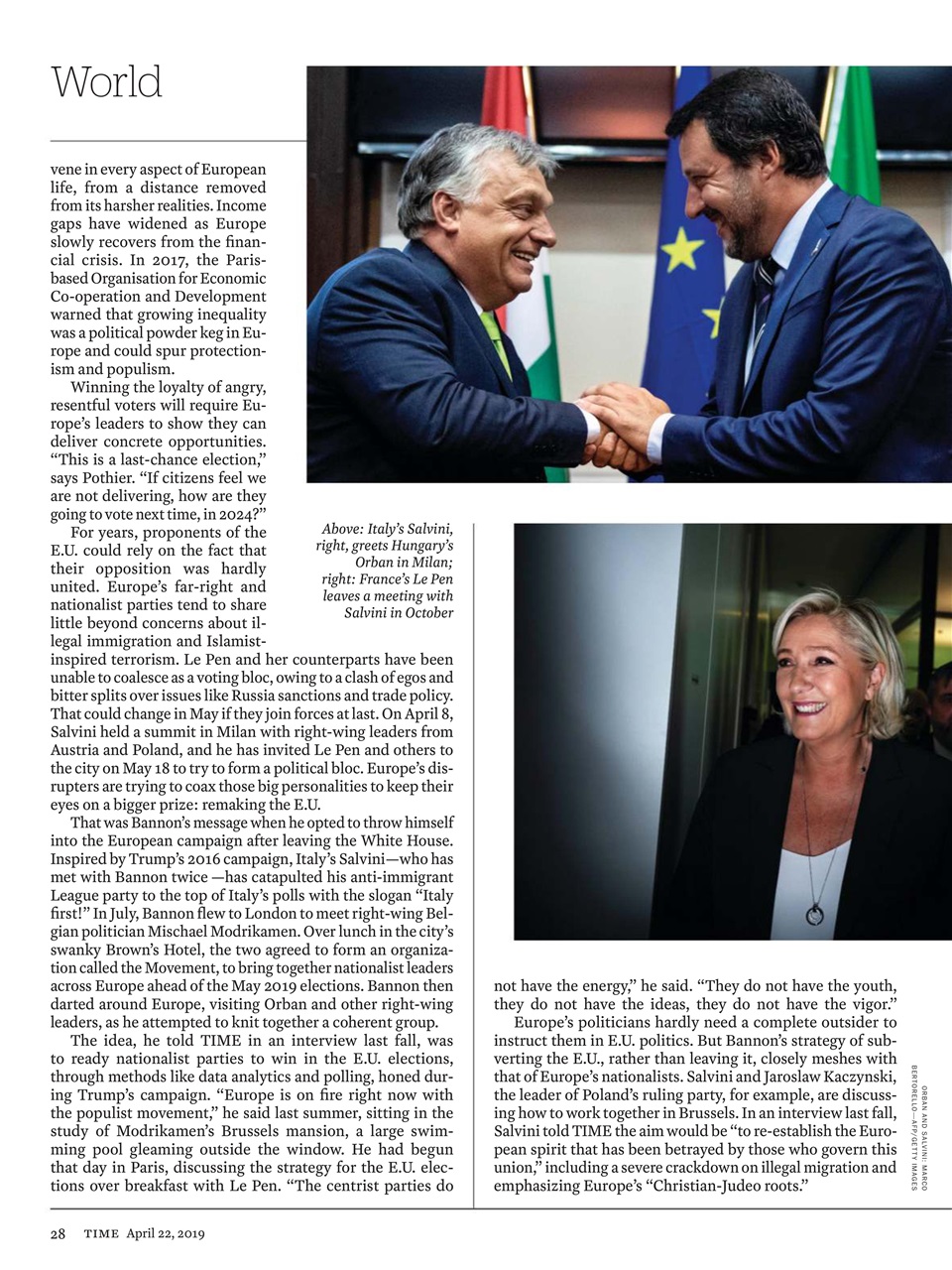 TIME Magazine Europe Preview Pages