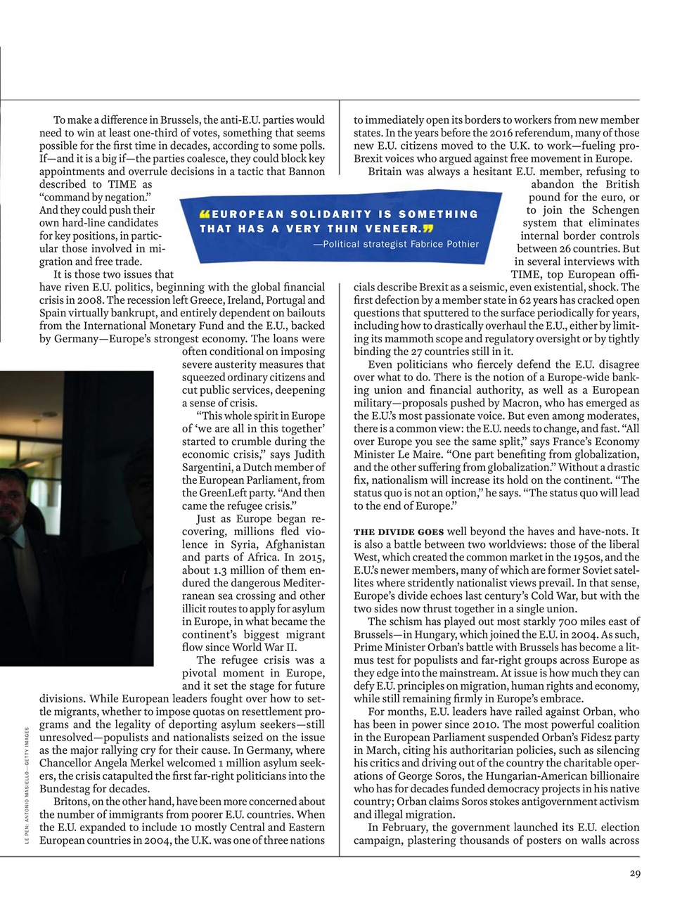 TIME Magazine Europe Preview Pages