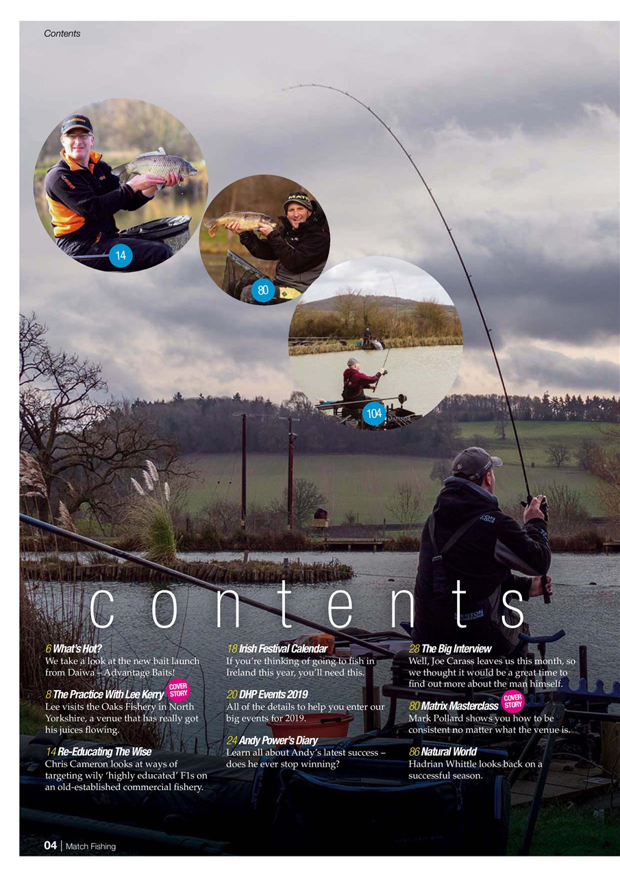 Match Fishing Preview Pages
