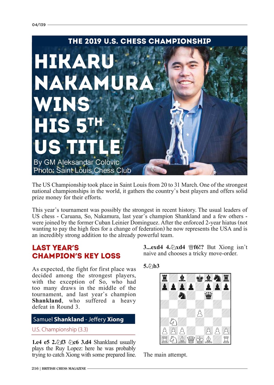 British Chess Magazine Preview Pages