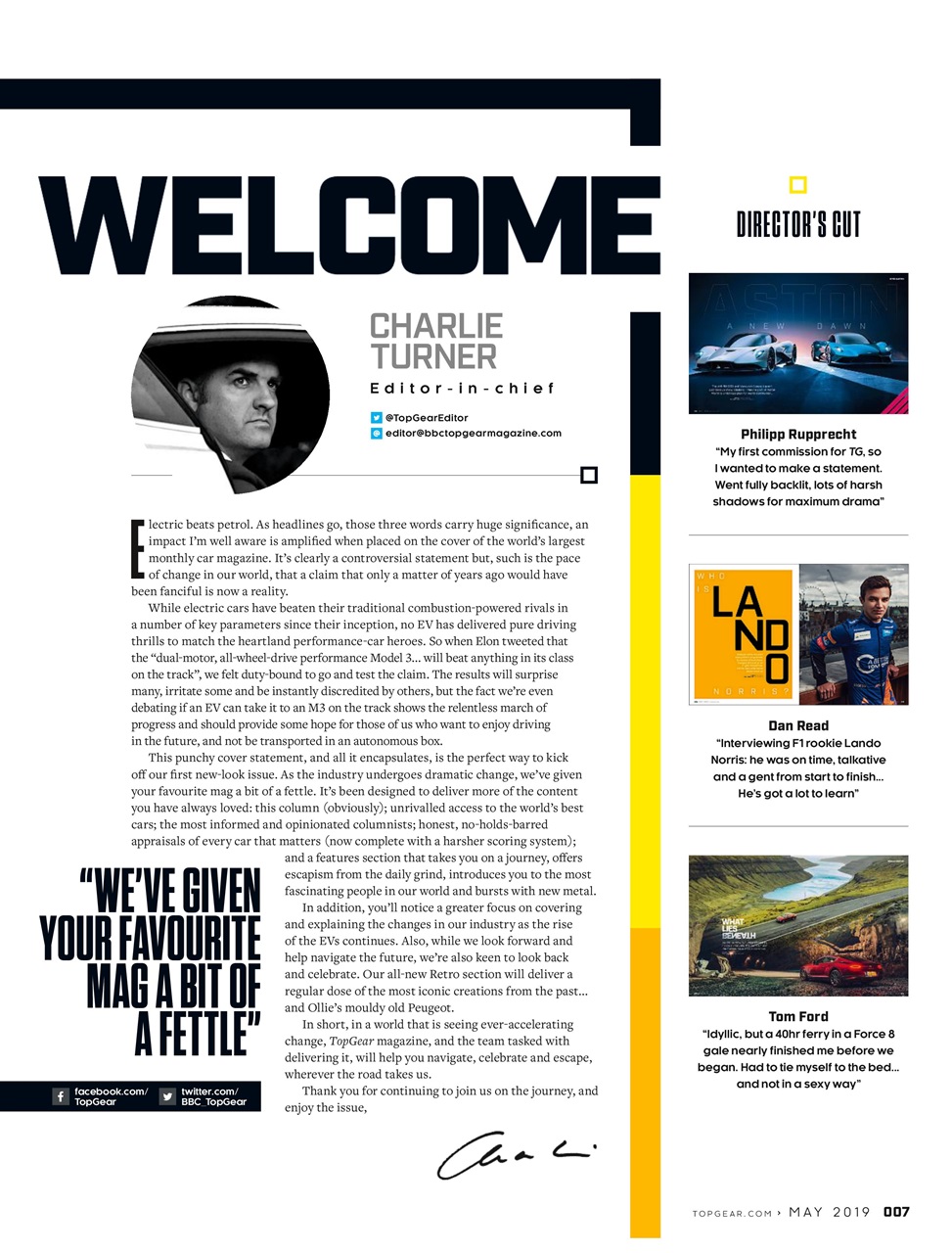 BBC Top Gear Magazine Preview Pages