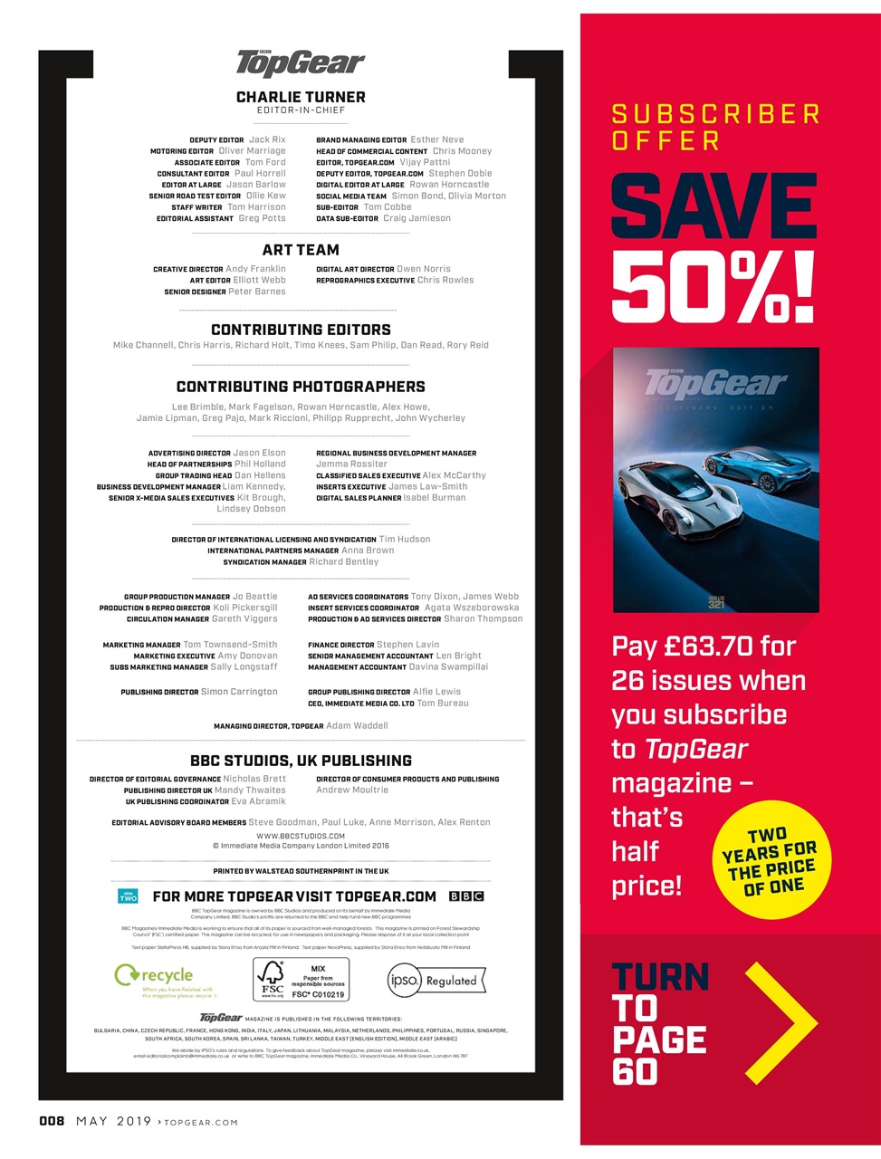 BBC Top Gear Magazine Preview Pages