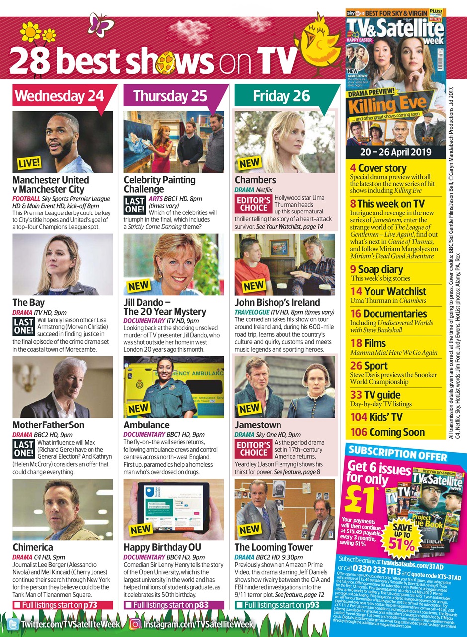 TV & Satellite Week Preview Pages