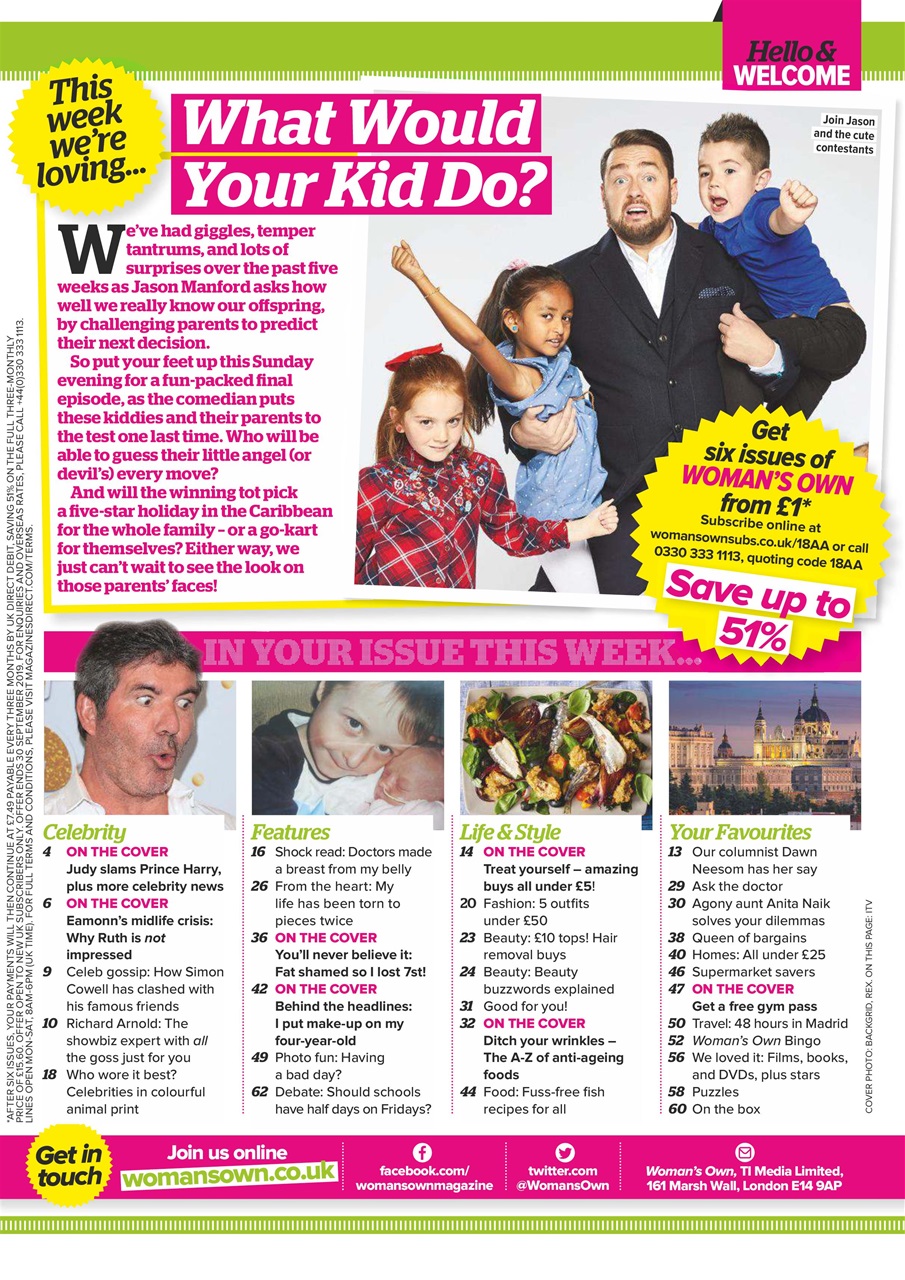 Woman's Own Preview Pages