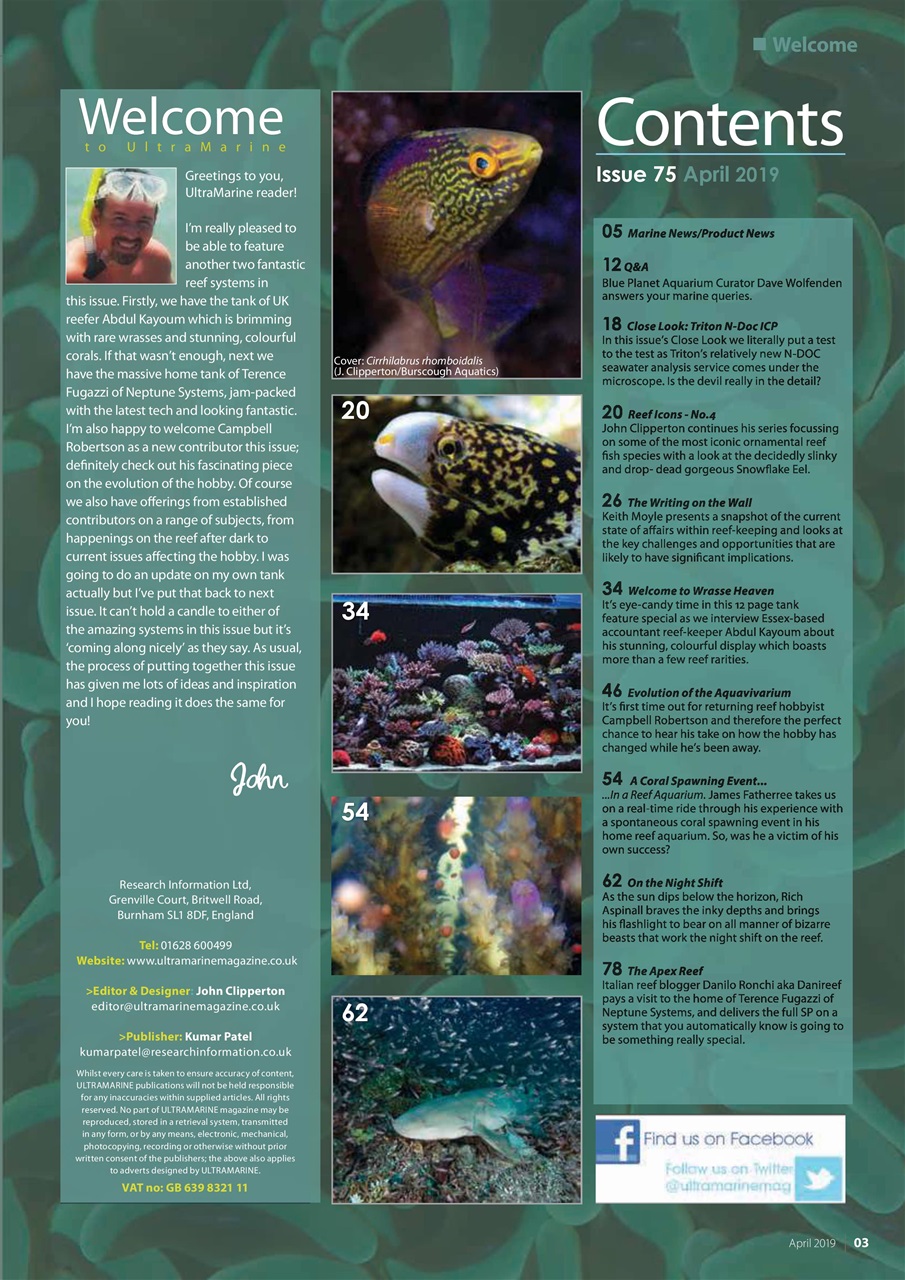 UltraMarine Magazine Preview Pages