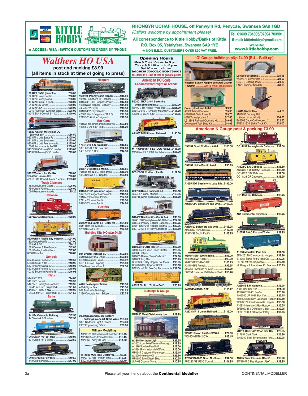 Continental Modeller Preview Pages