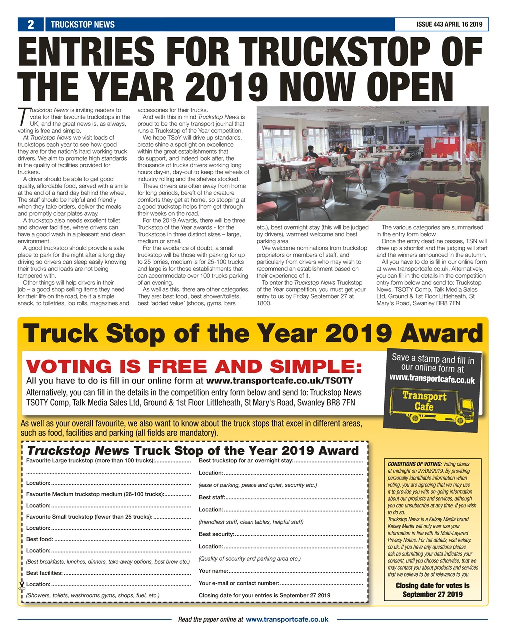 Truckstop News Preview Pages
