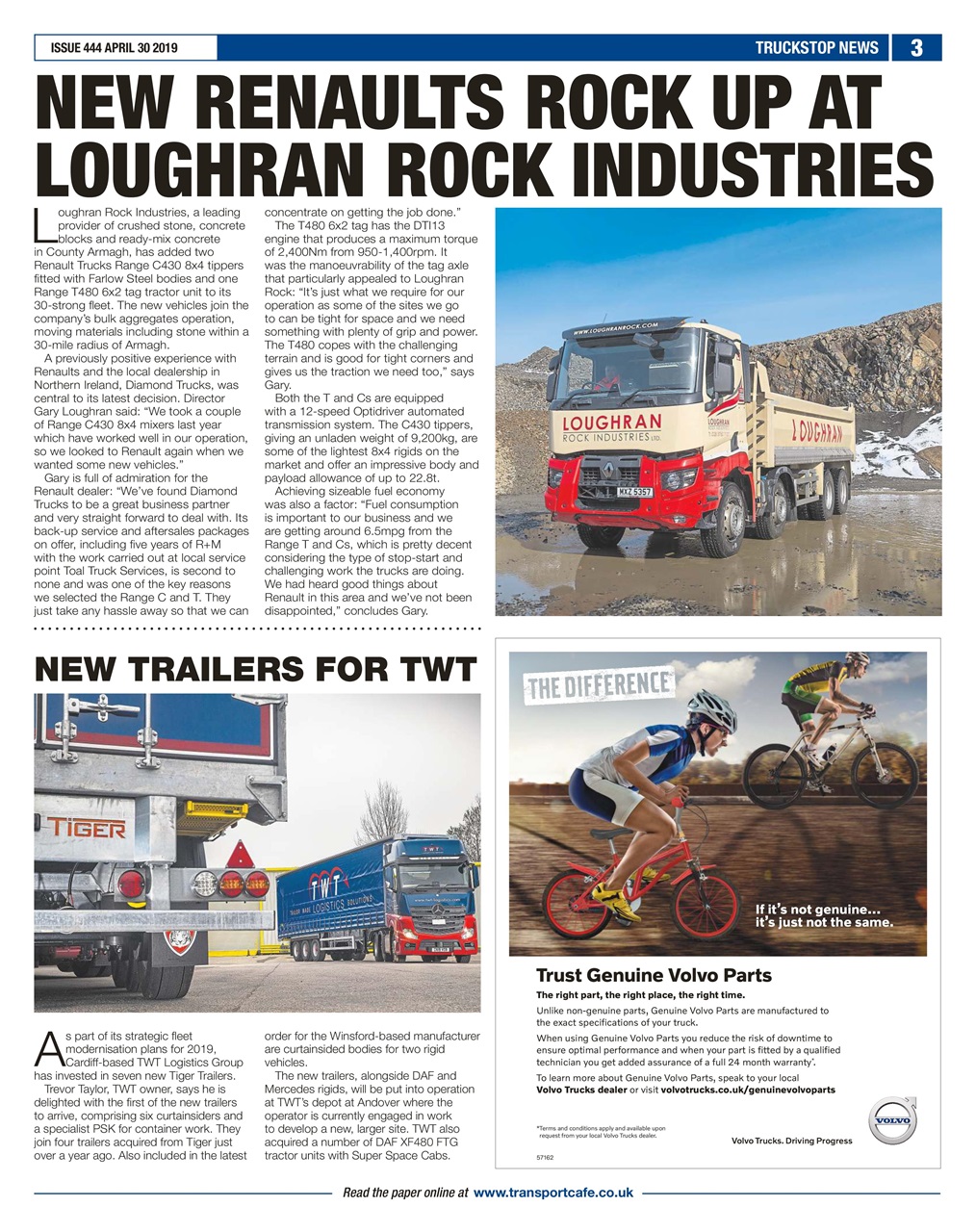 Truckstop News Preview Pages