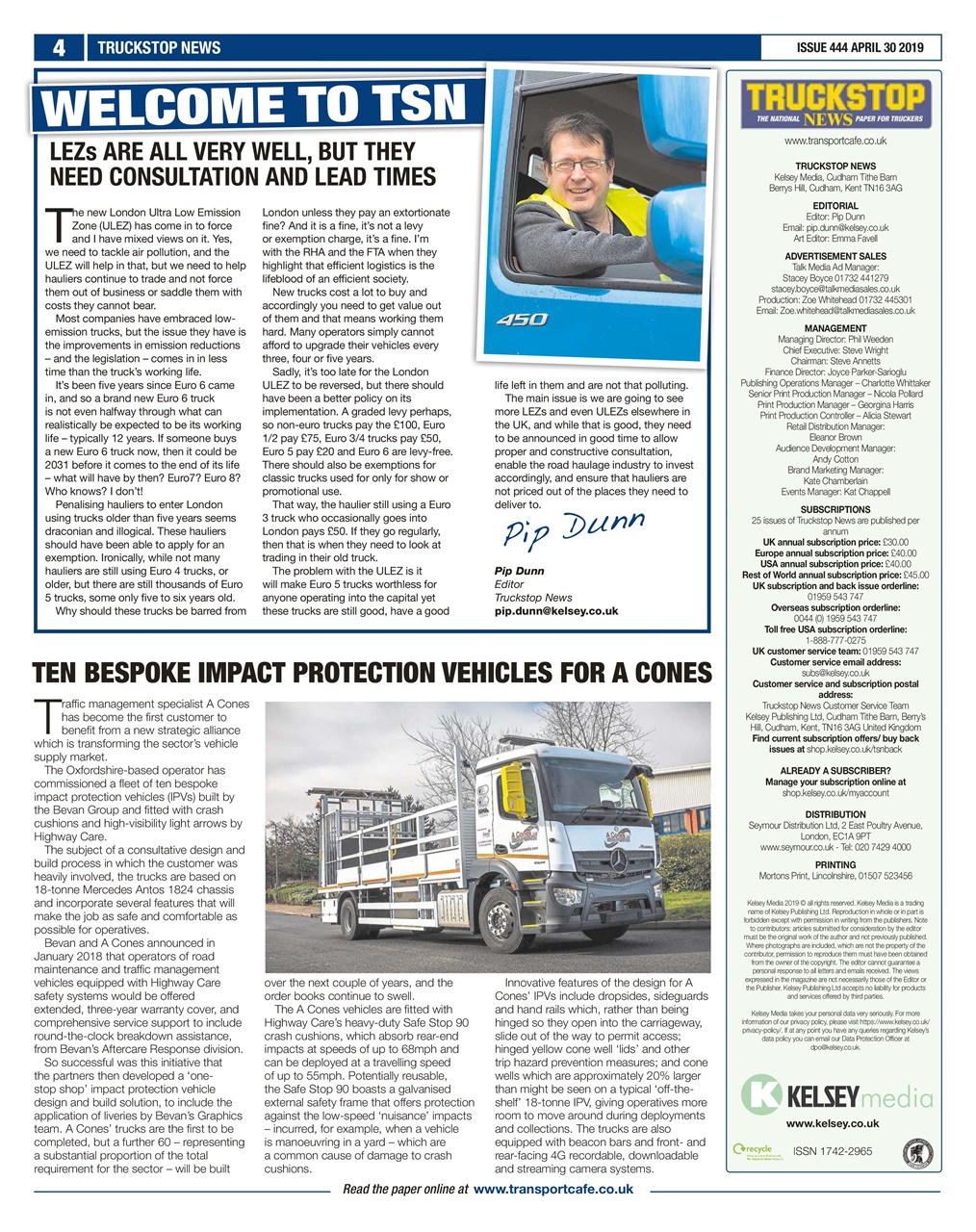 Truckstop News Preview Pages
