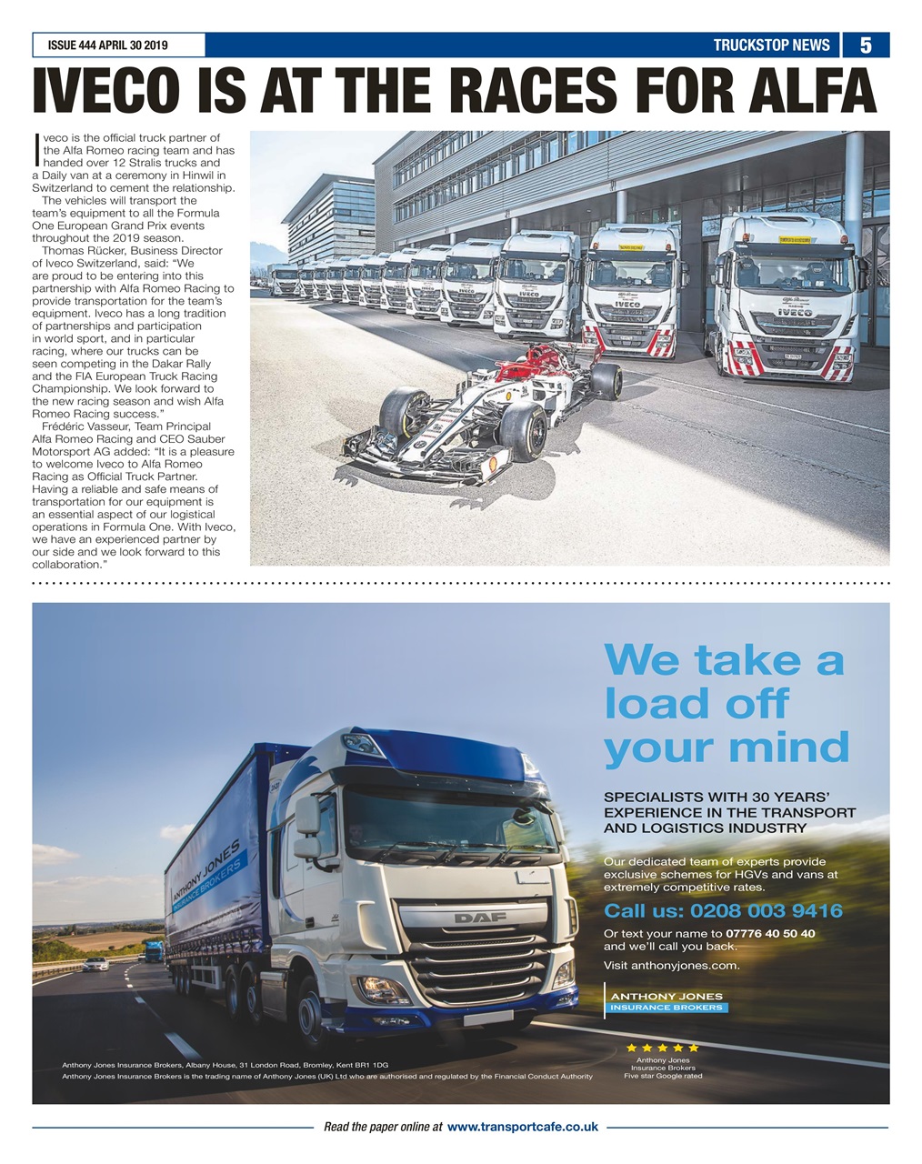 Truckstop News Preview Pages