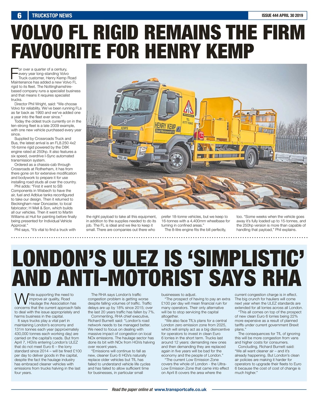 Truckstop News Preview Pages