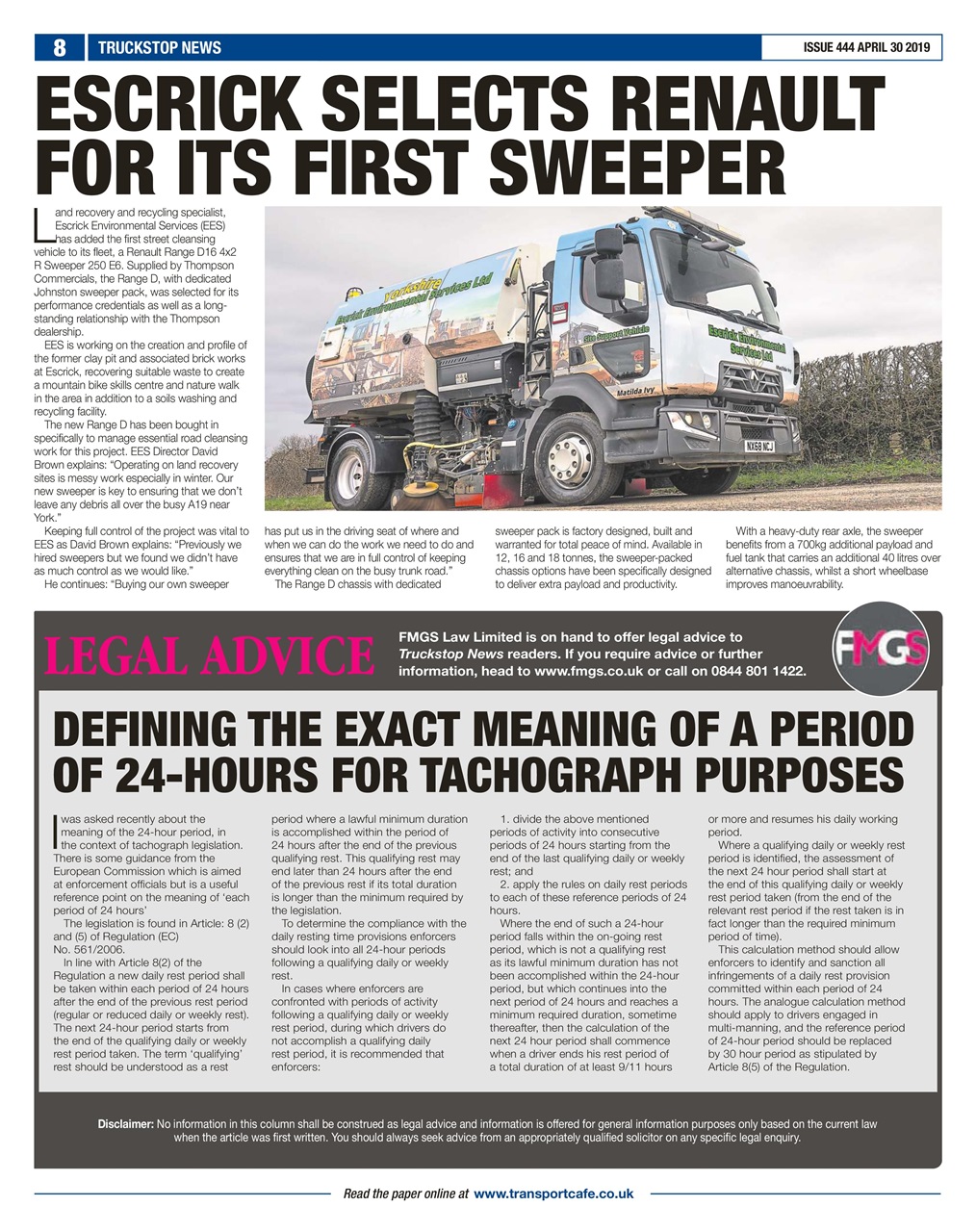 Truckstop News Preview Pages
