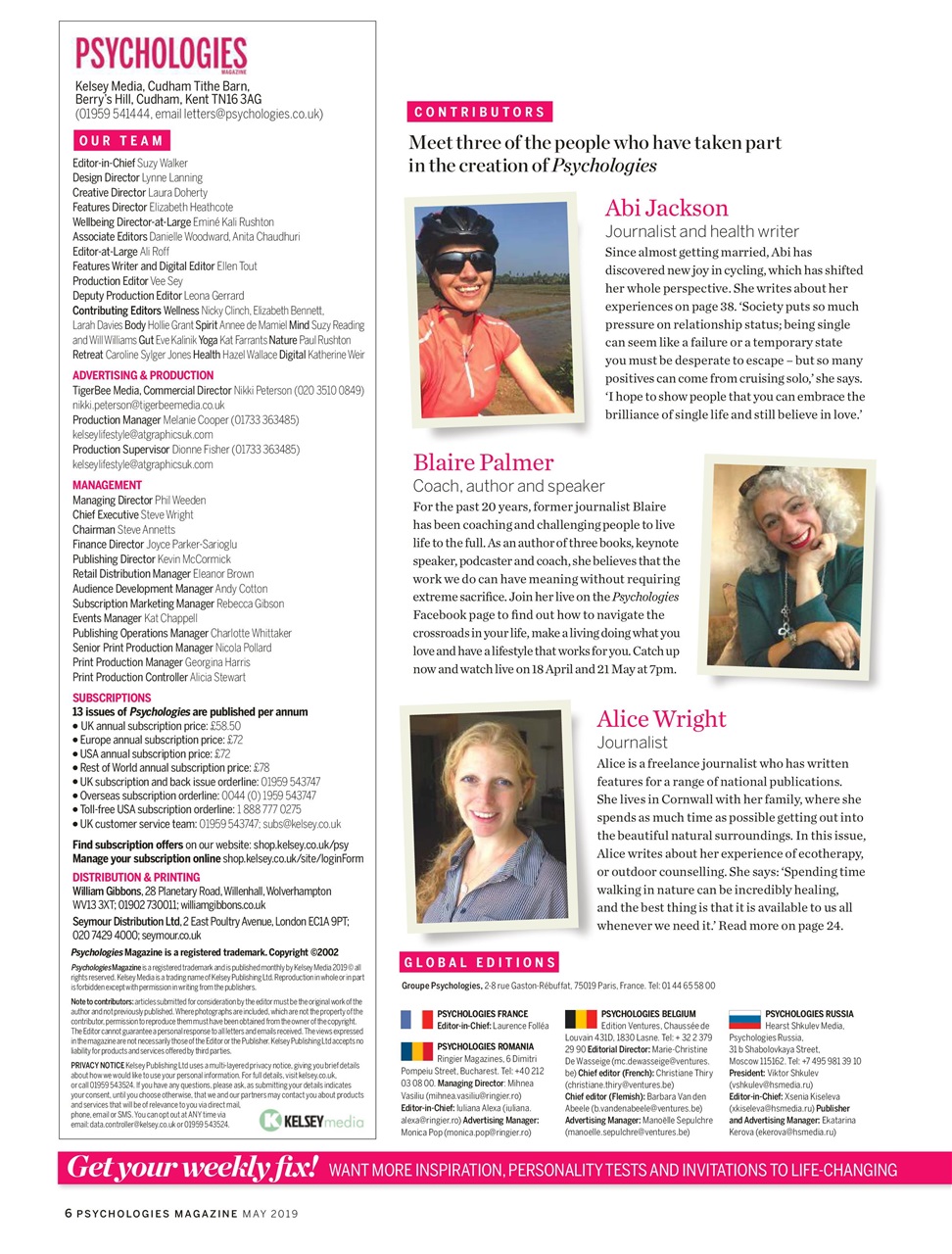 Psychologies Preview Pages