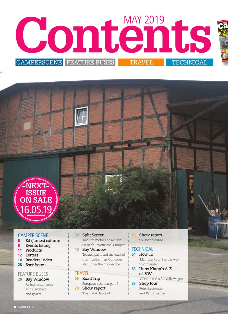 VW Camper Preview Pages