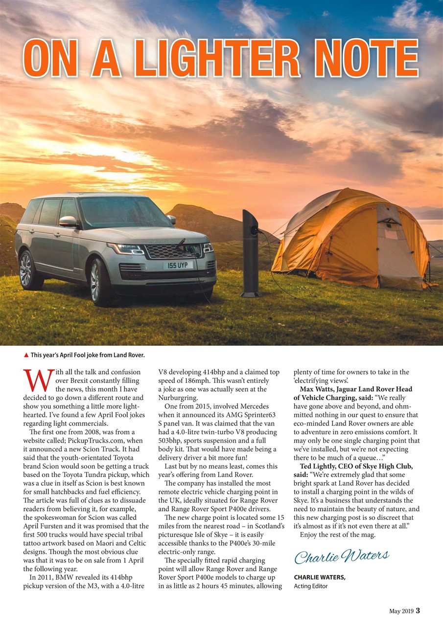 Heritage Commercials Magazine Preview Pages