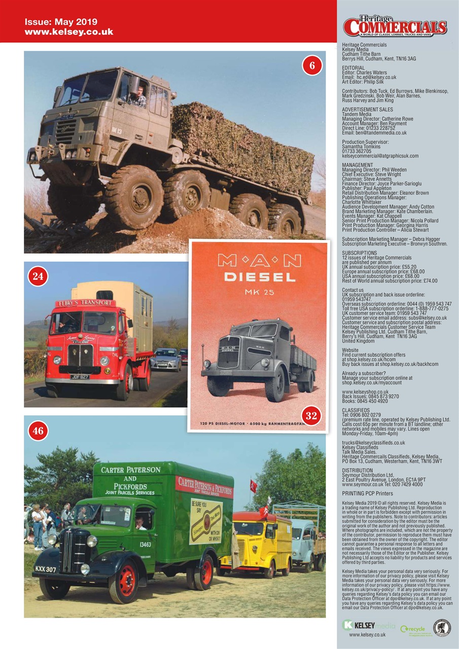 Heritage Commercials Magazine Preview Pages